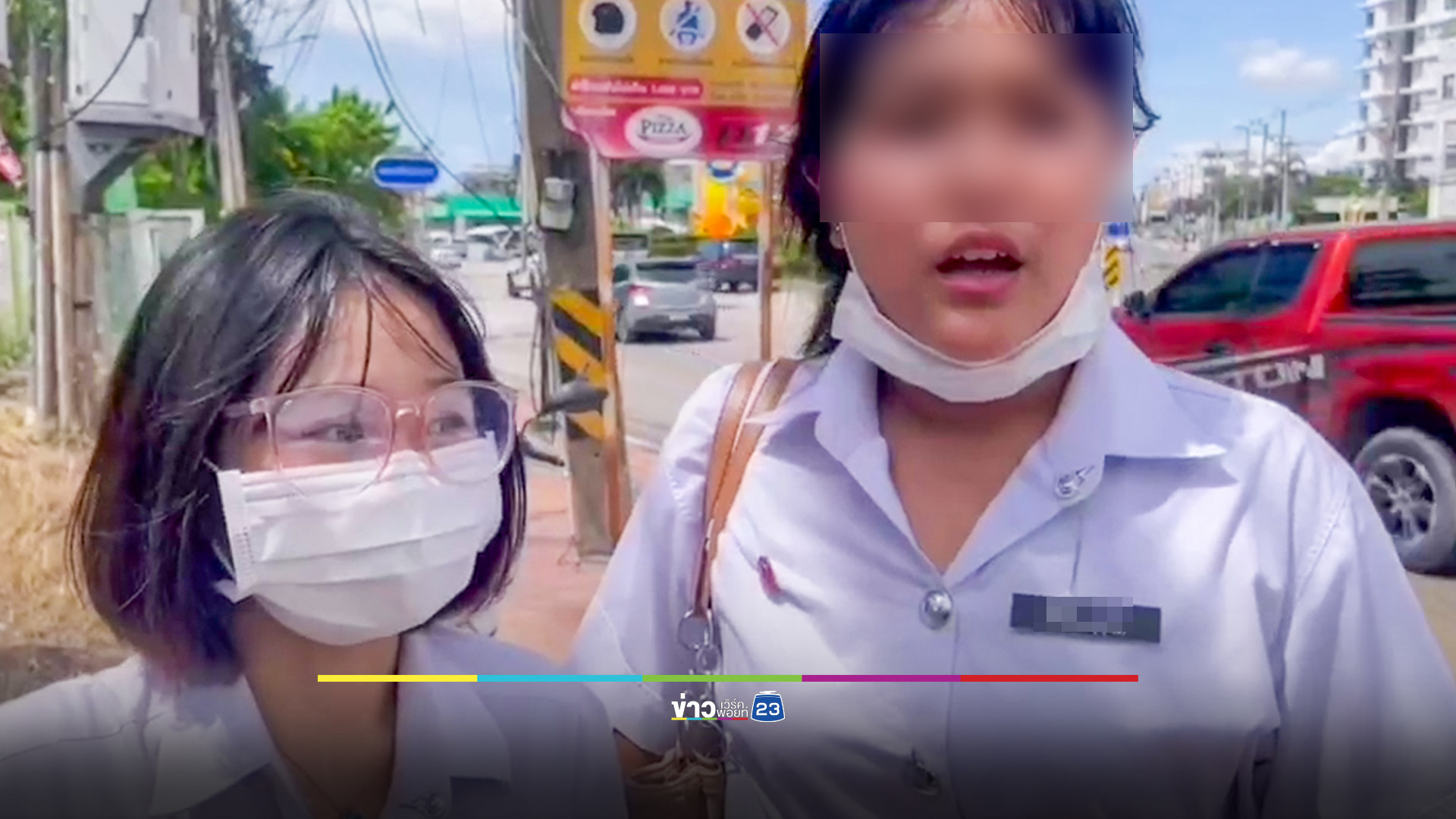 นศ.ผวา! เดินกลับวิทยาลัยพบคนห้อยโตงเตง