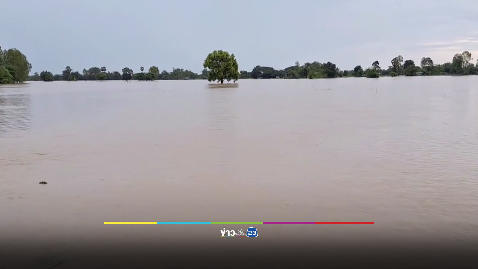 ฝนตกหนัก! ชาวนาอุดรฯ กระอักนาข้าวจมบาดาลกว่าพันไร่ เตือนปลายน้ำเตรียมรับมือน้ำท่วมฉับพลัน