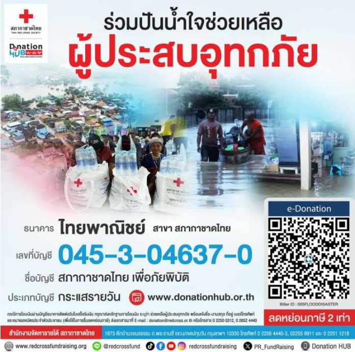 รวมช่องทางช่วยเหลือผู้ประสบภัย "น้ำท่วม 2567" ภาคเหนือ