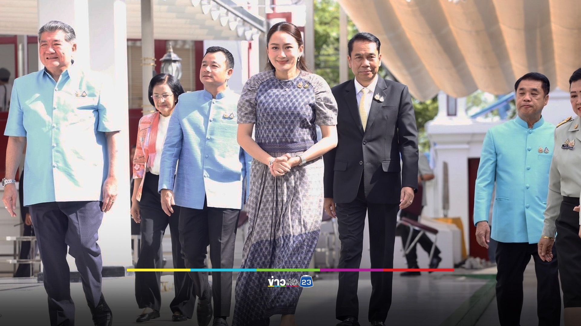 “แพทองธาร” ยกทีมไหว้ศาลหลักเมือง เอาฤกษ์เอาชัย