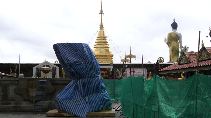วัดดังยุติสร้าง 'ท้าวเวสสุวรรณ' สูงเหนือพระพุทธรูป