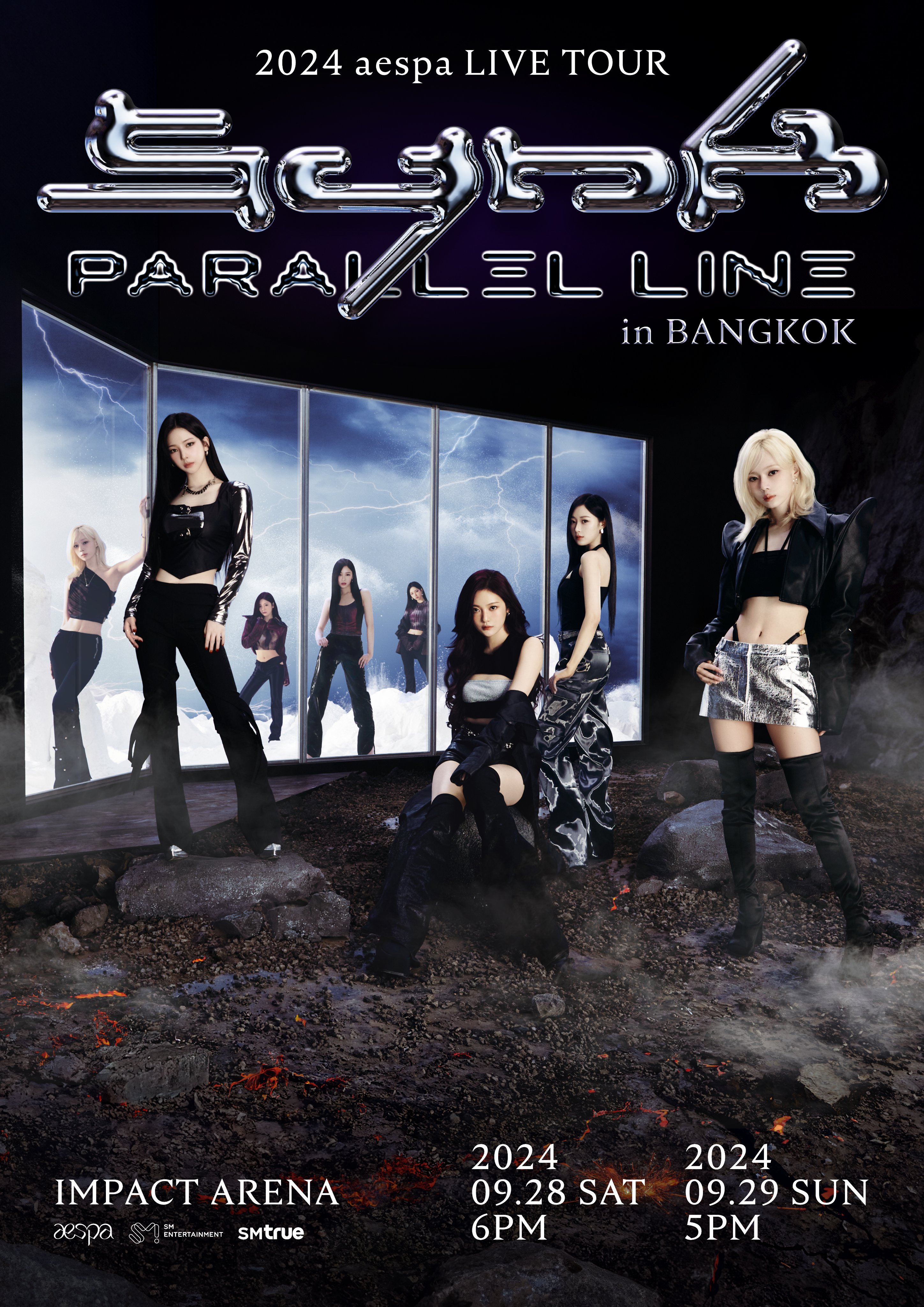 เวิลด์ทัวร์ครั้งที่สองในประเทศไทยของ aespa กับคอนเสิร์ต ‘2024 aespa LIVE TOUR – SYNK : PARALLEL LINE – in BANGKOK’