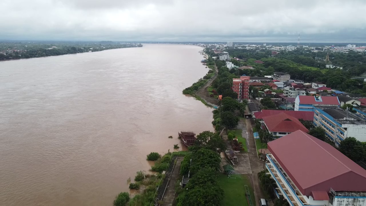 หนองคายปักธงแดงเตือนน้ำท่วมฉับพลัน