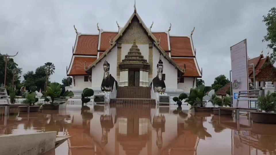 น้ำท่วมเมืองน่านยังวิกฤต ท้ายน้ำอยู่ที่อำเภอเมือง