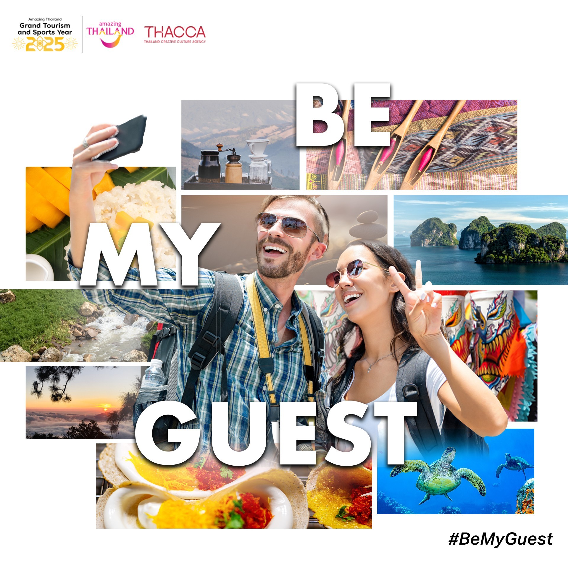 BE MY GUEST ถ่ายทอดเสน่ห์ไทย จับใจนักท่องเที่ยวทั่วโลก
