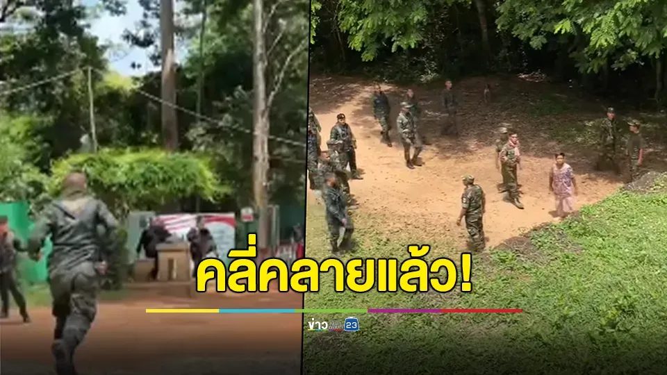 "ปราสาทตาเมือนธม"วุ่น! ชาวกัมพูชาถกเถียงทหารไทย ก่อนทหารกัมพูชาเกือบหนึ่งกองร้อย ได้วิ่งเข้ามาฝั่งไทย