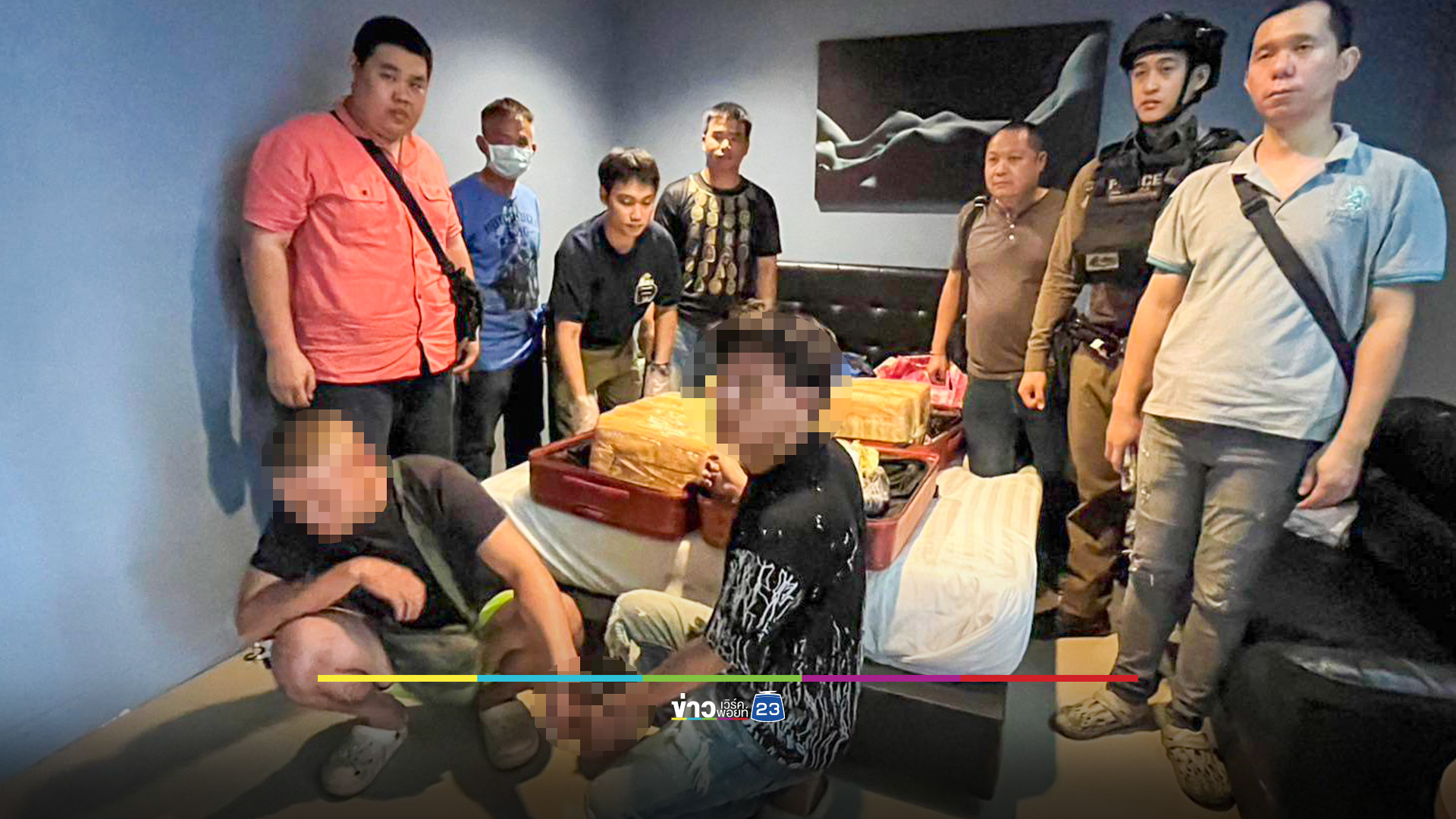 รวบคู่หูลอบขนยาบ้า 5 แสนเม็ด จากชายแดนแม่สายจะไปส่งที่เชียงใหม่