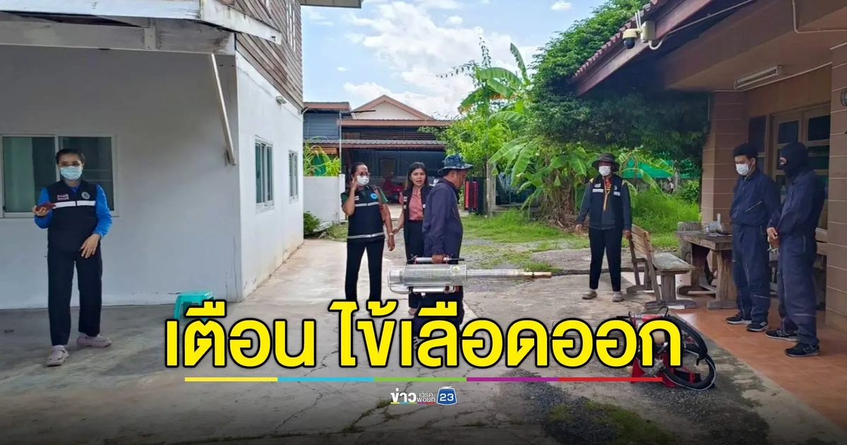 เตือนเร่งป้องกันไข้เลือดออก! "ชัยภูมิ" เริ่มระบาด ป่วยพุ่ง 22 ราย