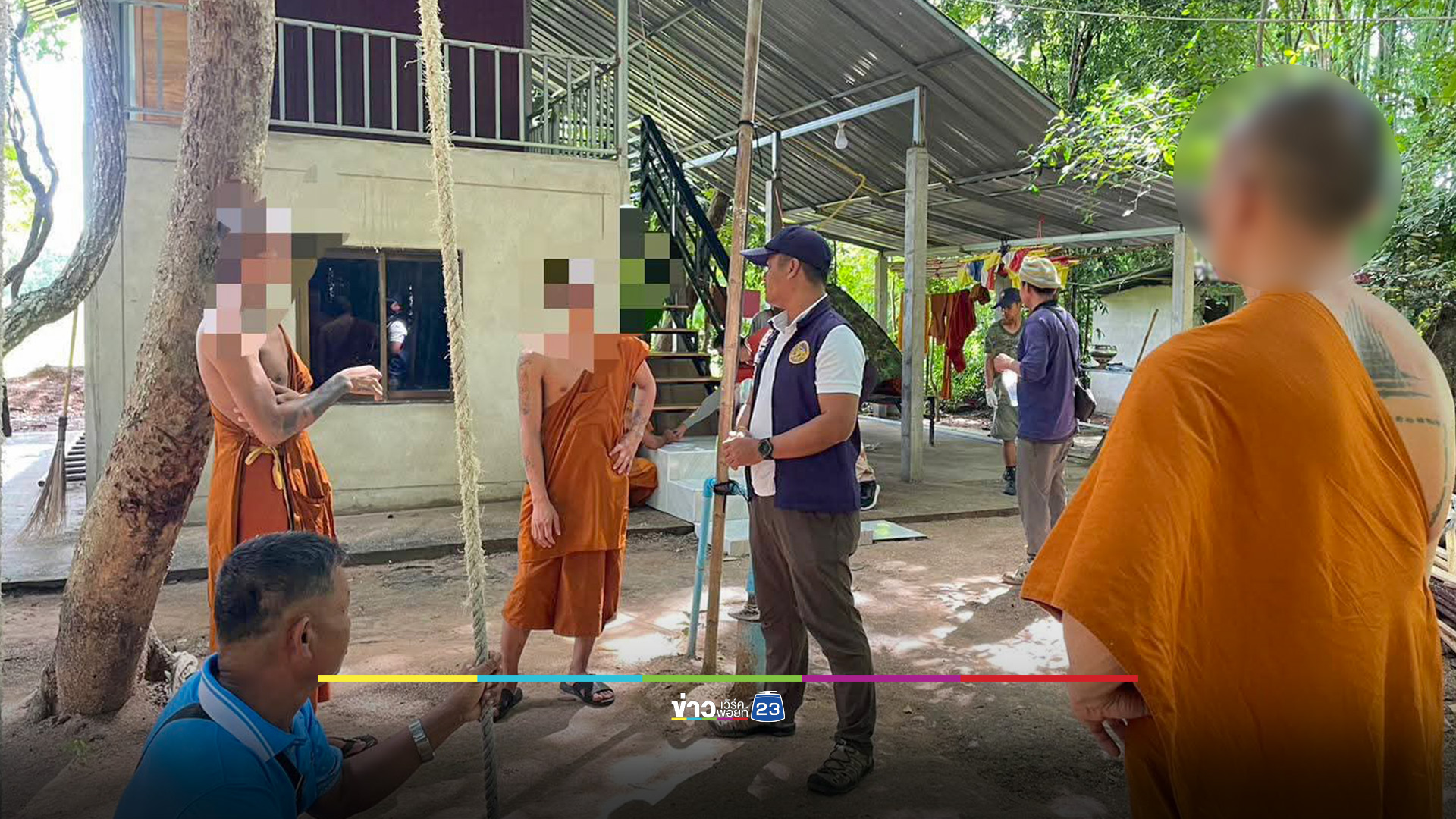 จับสึกพระ 2 วัด รวม 4 รูป! หลวงตาอ้างปวดเมื่อยตัวรักษาไม่หาย ลองเสพยาบ้า