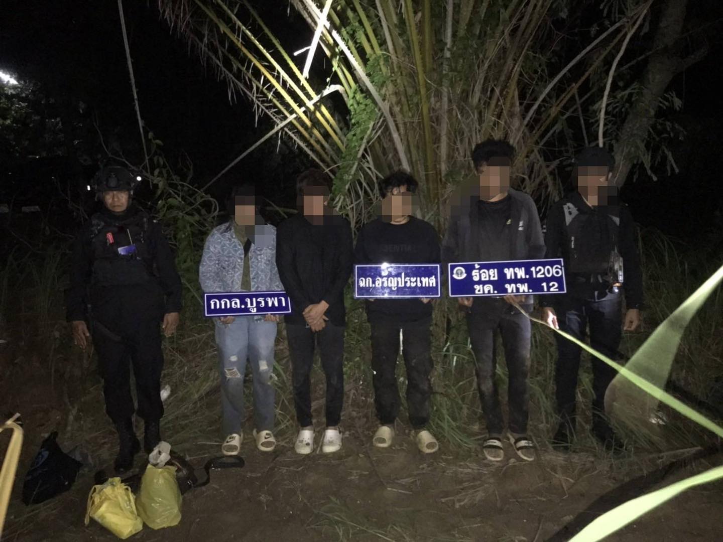 รวบ 4 แรงงานกัมพูชา หนีพิษเศรษฐกิจ ลักลอบเข้าไทย
