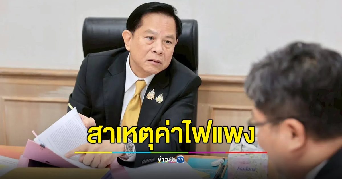 "พีระพันธุ์"เผยสาเหตุ"ค่าไฟแพง"ทั้งที่ไทยมีโรงไฟฟ้า