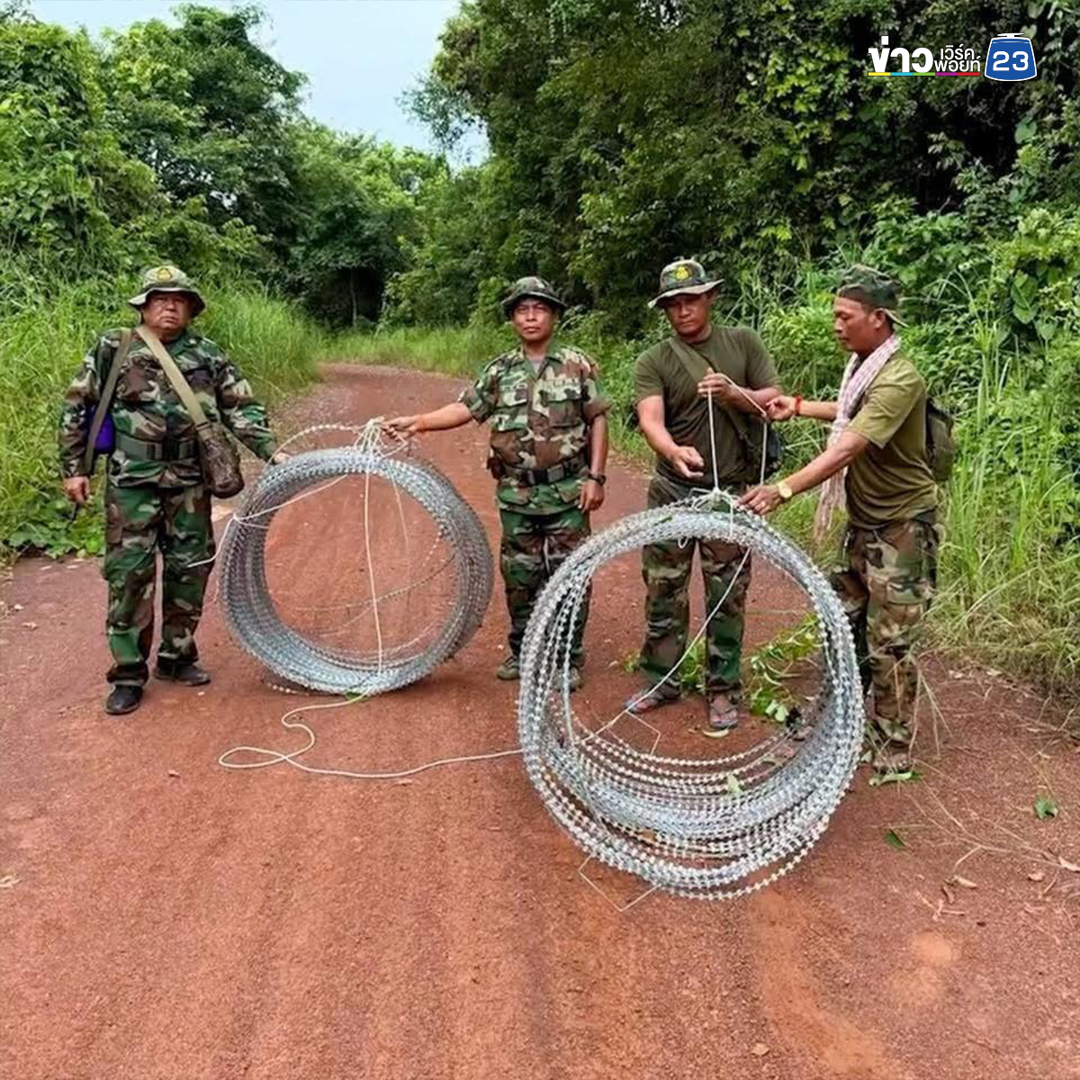 เขมรเหิมเกริมหนัก! เข้าปลดธงชาติไทยทิ้ง-รื้อรั้วลวดหนามหีบเพลงออก