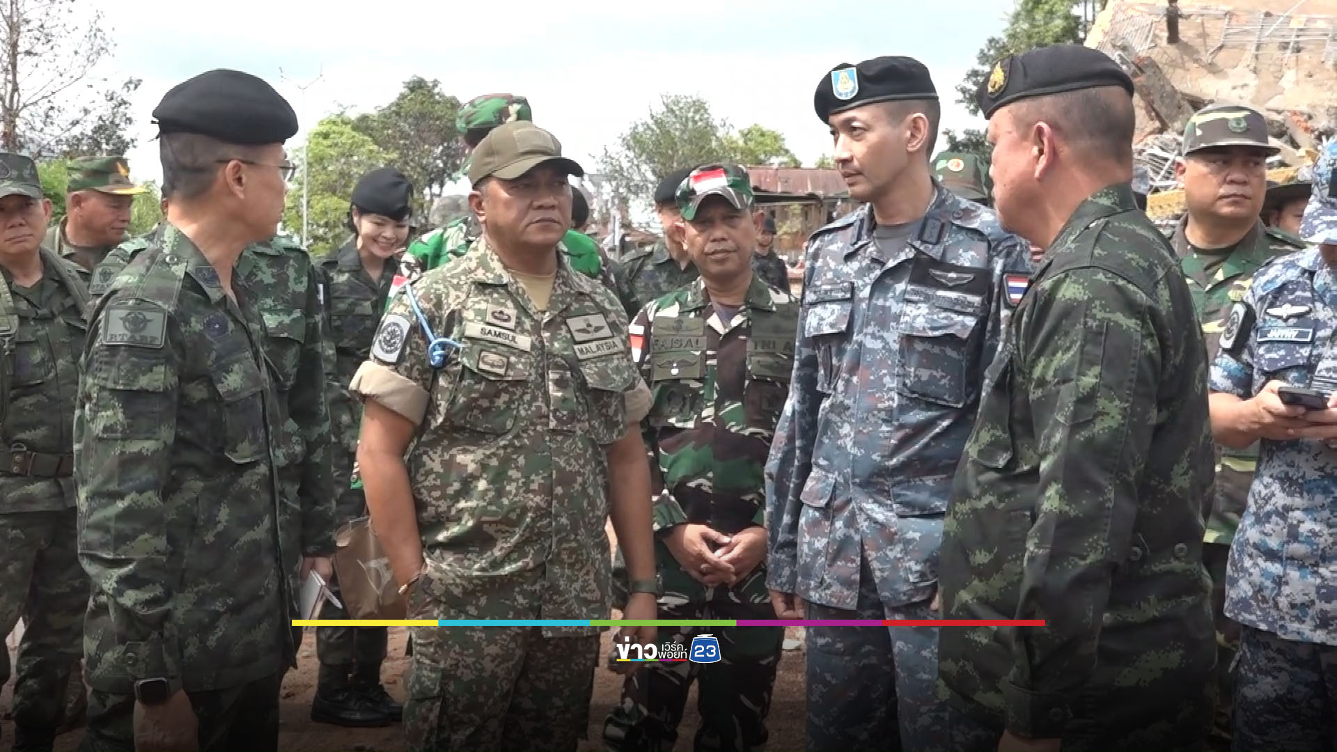 คณะ IOT ลงพื้นที่ช่องอานม้า เจอทหารกัมพูชาสกัด