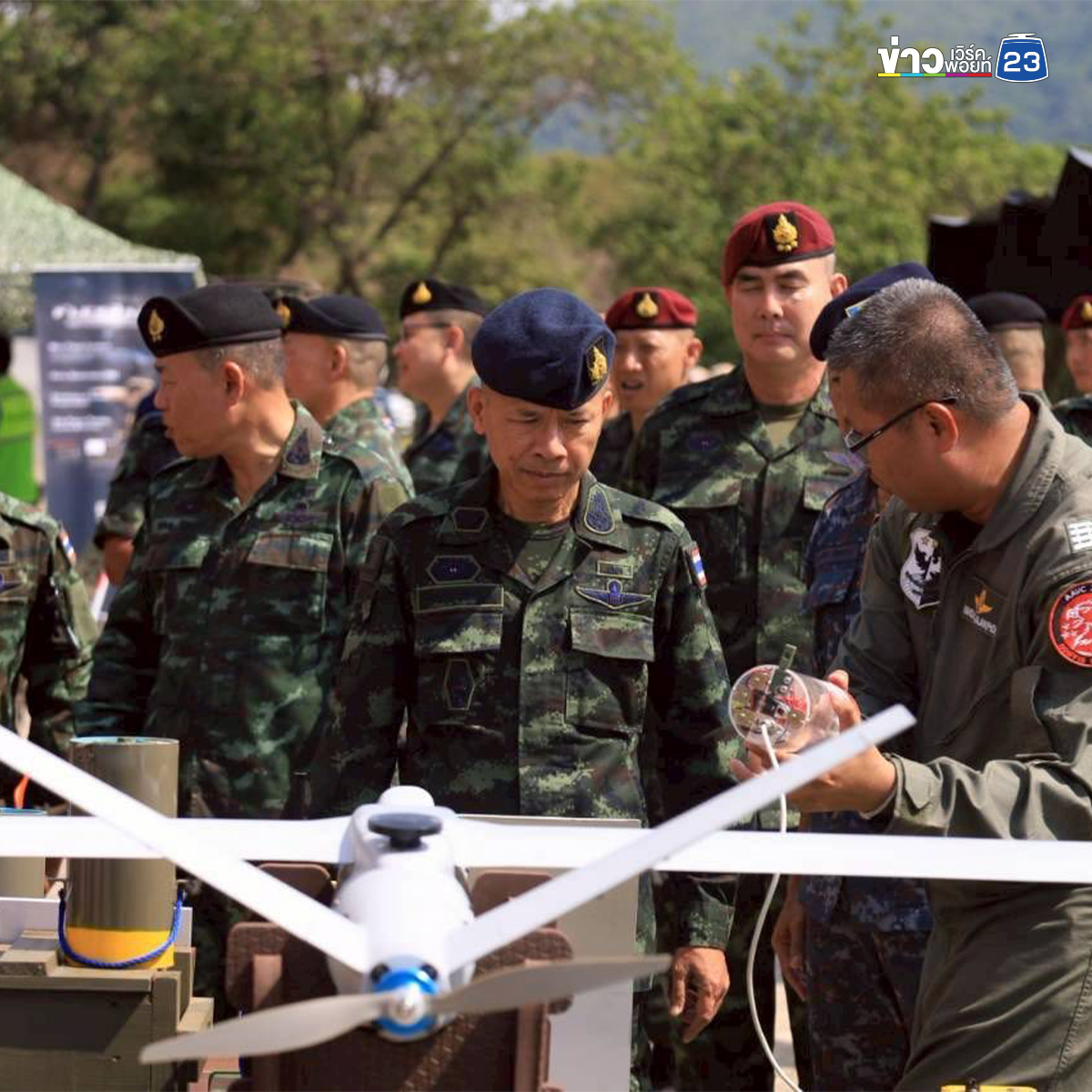 เปิดภาพกองทัพไทยทดสอบโดรนทิ้งระเบิด - กามิกาเซ่