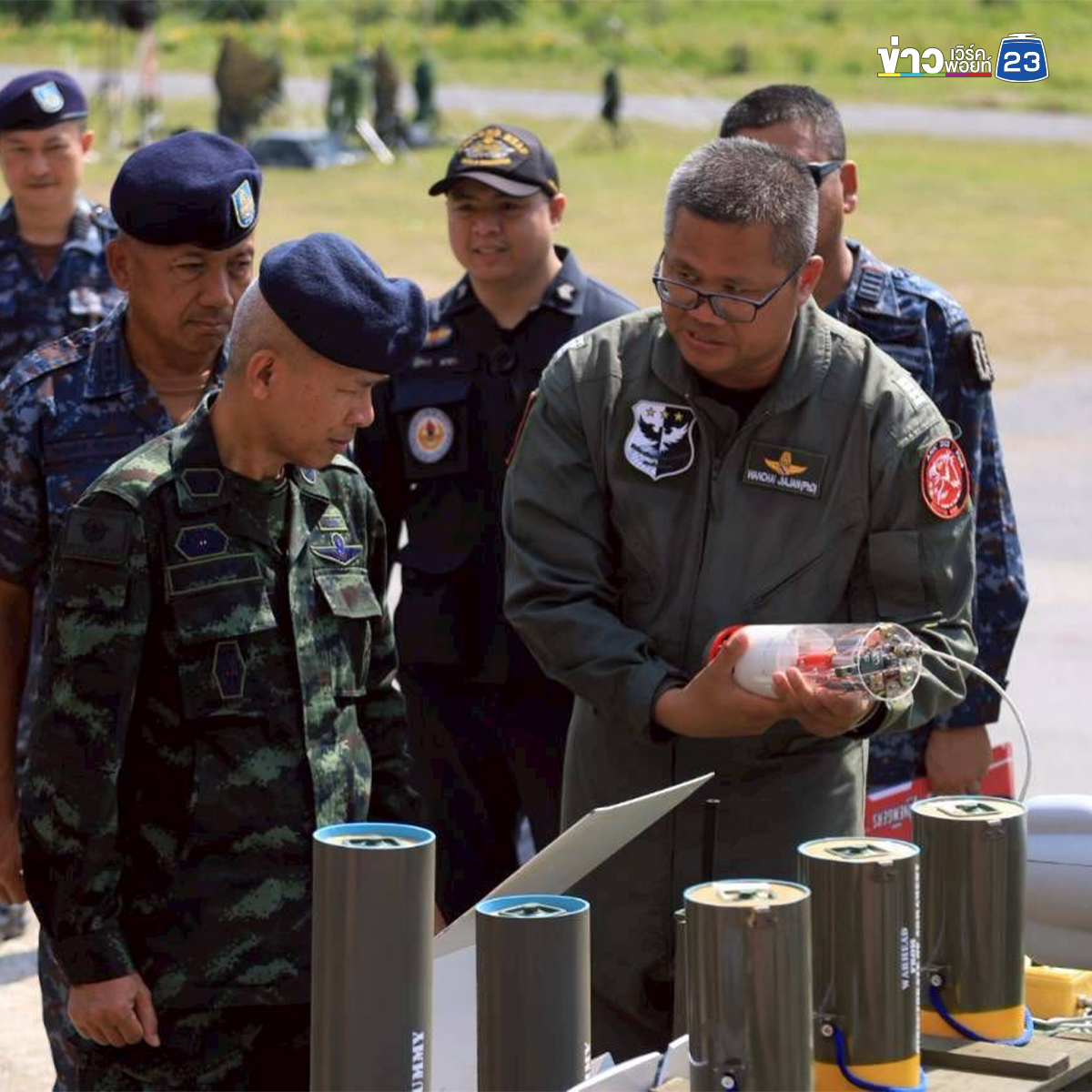 เปิดภาพกองทัพไทยทดสอบโดรนทิ้งระเบิด - กามิกาเซ่