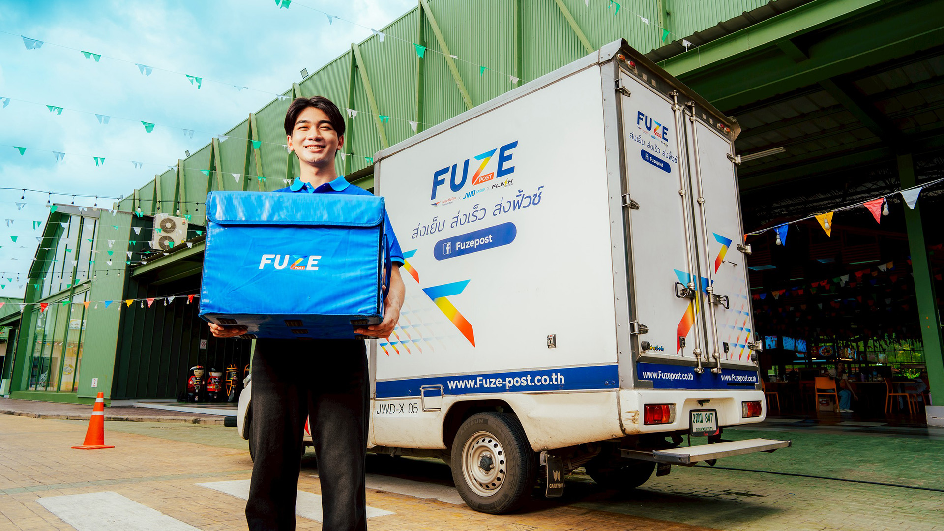 Flash Express & SCGJWD & ไปรษณีย์ไทย ผนึกจุดแข็งส่ง Fuze Post บุกตลาด Cold Chain