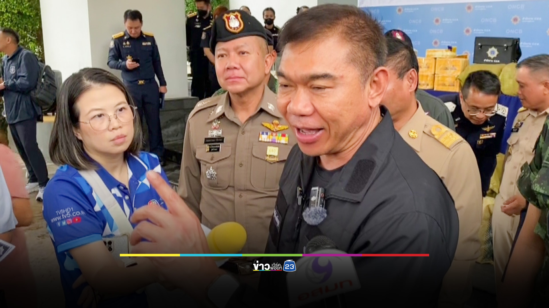 ป.ป.ส.ตัดไฟแต่ต้นลม ยึดยาบ้ากว่า 3.5 ล้านเม็ด - ไอซ์ 60 กก.