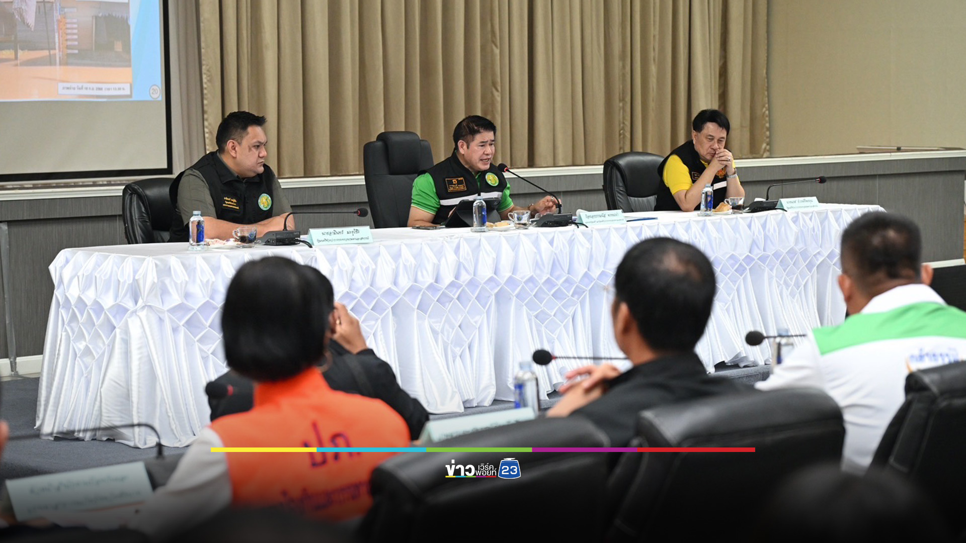 "รมว.ธรรมนัส" นำ 2 รมช.ลุยตรวจน้ำท่วมลุ่มเจ้าพระยา–ป่าสัก ซัดกฎระบายน้ำล่าช้า ทำชาวบ้านจมทุกปี จ่อ ชง ครม.ปลดล็อกด่วน