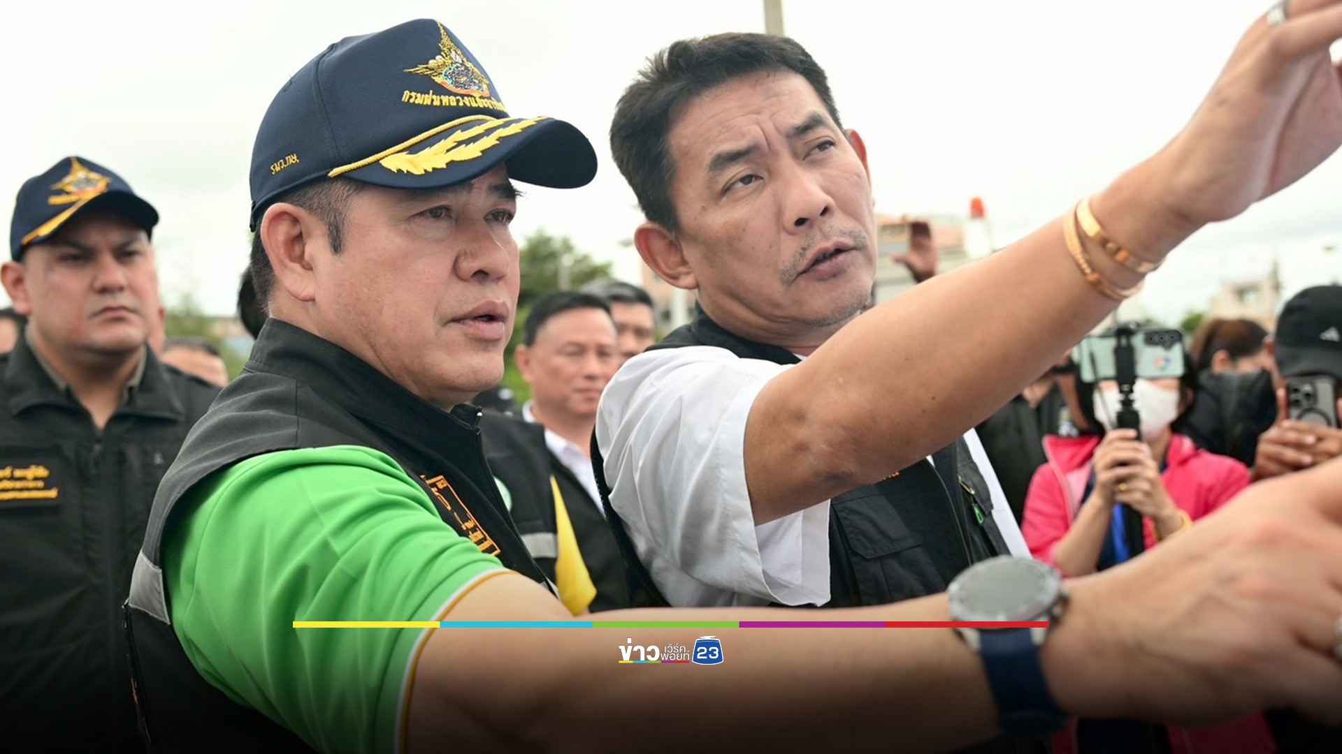 "รมว.ธรรมนัส" นำ 2 รมช.ลุยตรวจน้ำท่วมลุ่มเจ้าพระยา–ป่าสัก ซัดกฎระบายน้ำล่าช้า ทำชาวบ้านจมทุกปี จ่อ ชง ครม.ปลดล็อกด่วน