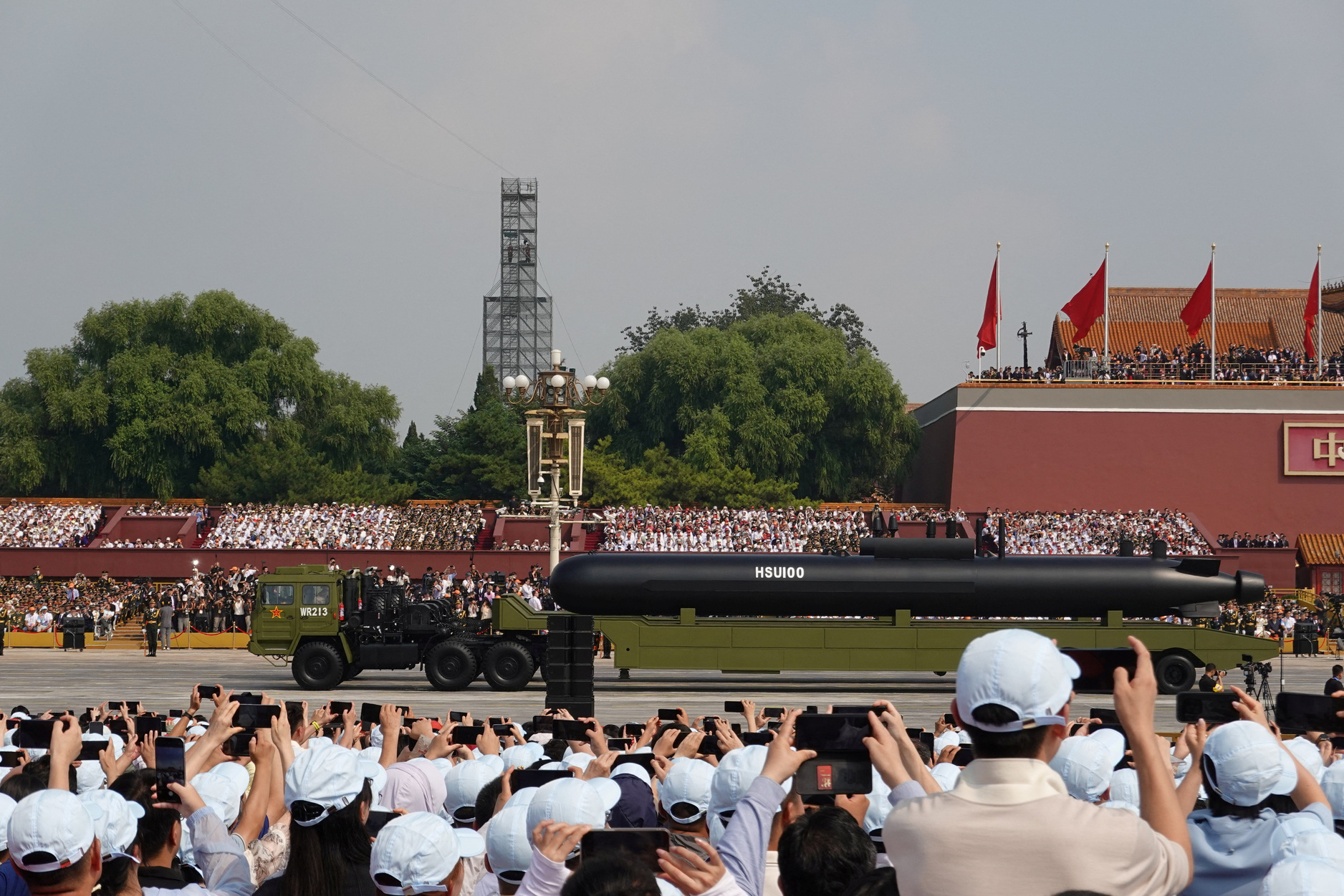 พาเหรดประวัติศาสตร์ “สี-ปูติน-คิม” ปรากฏตัวร่วมกันครั้งแรก