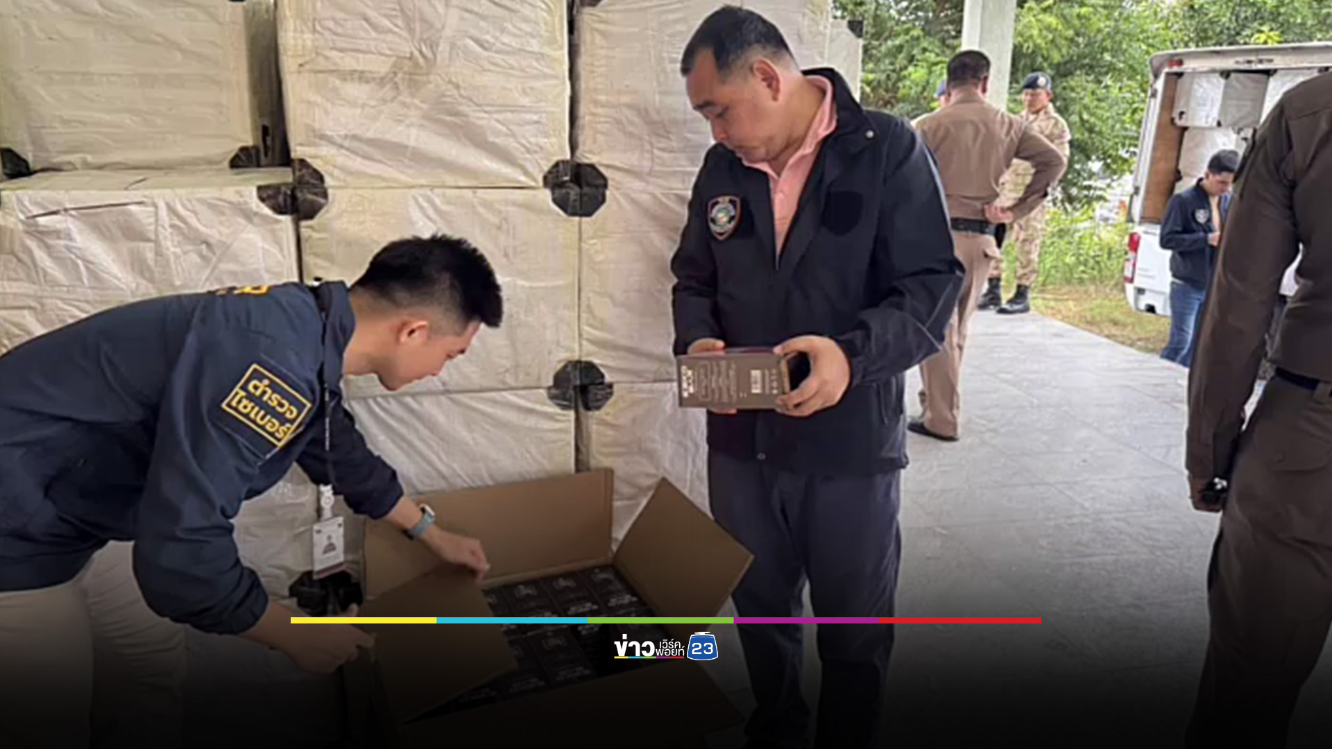 ยึดบุหรี่ไฟฟ้าล็อตใหญ่ 5.5 แสนชิ้น มูลค่ากว่า 90 ล้านบาท