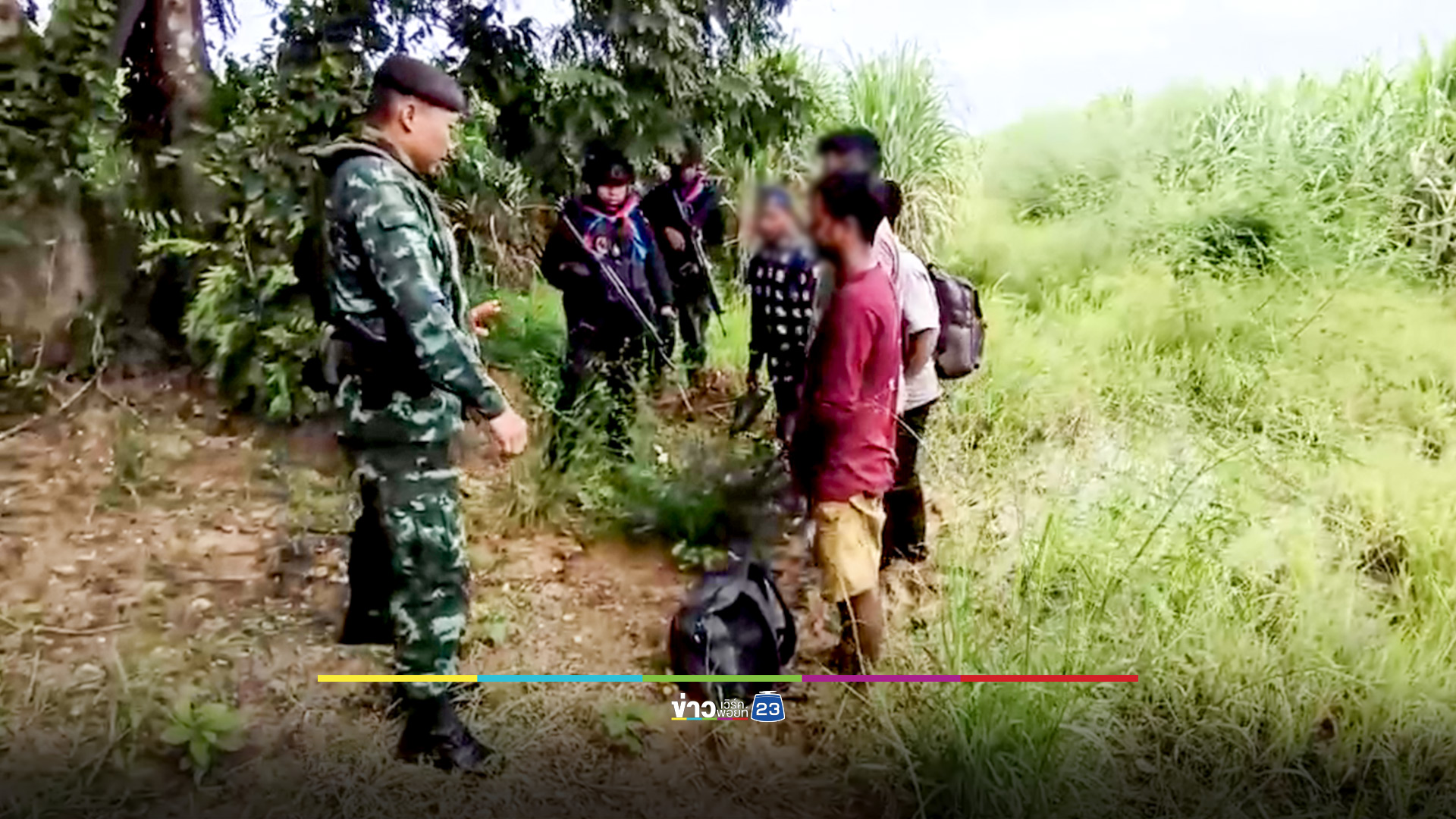 จับ "4 หนุ่มบังกลาเทศ" โดนเขมรต้ม ลอบเข้าไทย