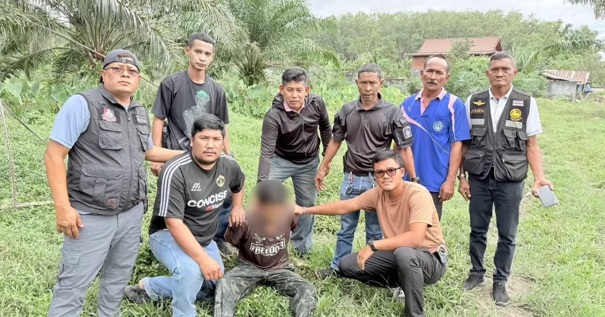 แทงตำรวจ ตชด.ดับ หนีไม่รอด ถูกลากตัวพร้อมมีดกริช