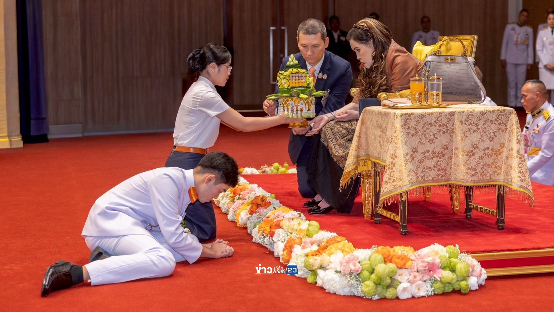 ศาสตราจารย์ ดร. สมเด็จพระเจ้าน้องนางเธอ เจ้าฟ้าจุฬาภรณวลัยลักษณ์ อัครราชกุมารี กรมพระศรีสวางควัฒน วรขัตติยราชนารี องค์ประธานและนายกสภาราชวิทยาลัยจุฬาภรณ์ พระราชทานพระโอวาทแก่นักศึกษาใหม่ราชวิทยาลัยจุฬาภรณ์ ประจำปีการศึกษา 2568