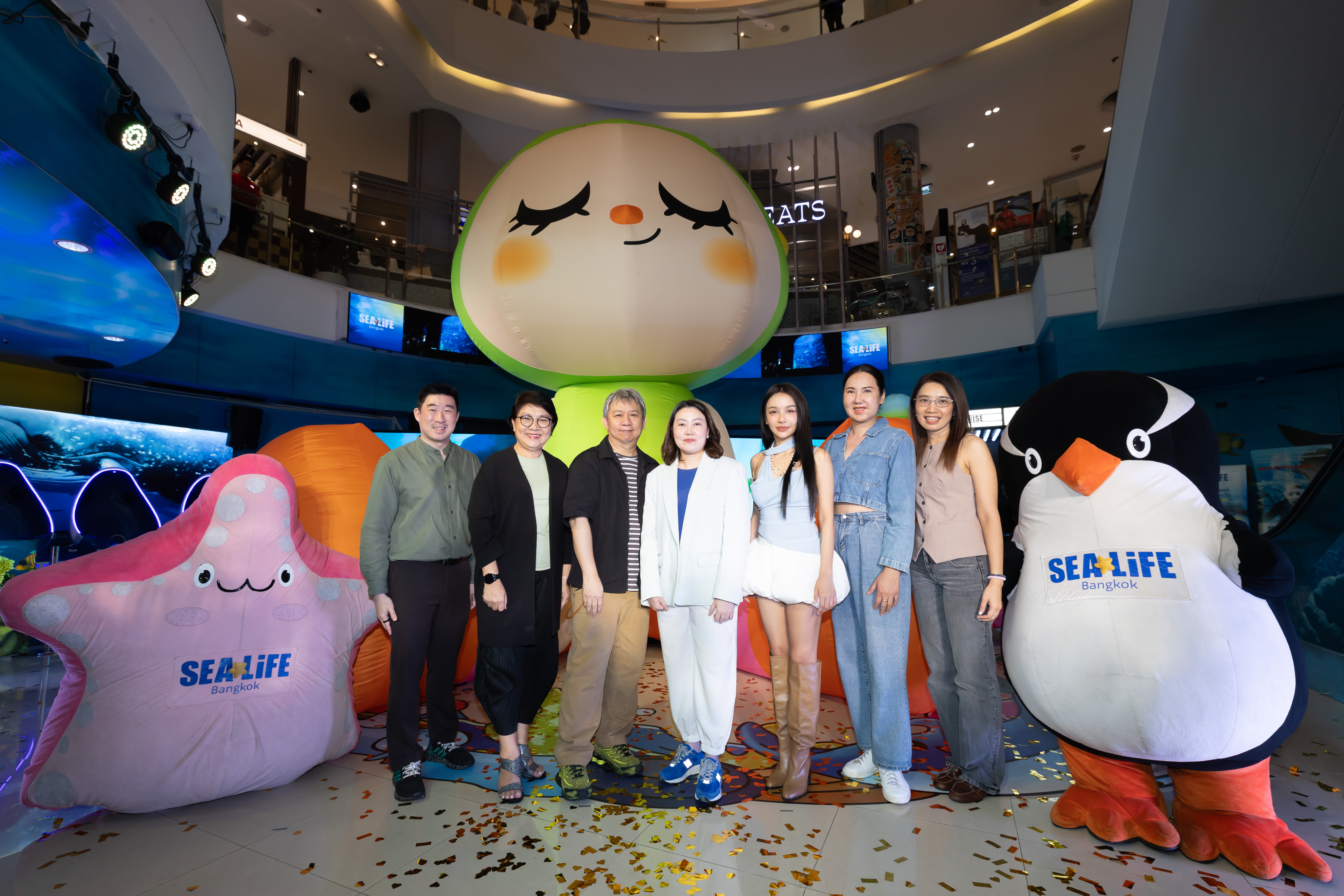 "โบกี้ไลอ้อน" โชว์เปิดงาน SEA LIFE Bangkok X Greenie & Elfie ‘Into the Wonderverse’