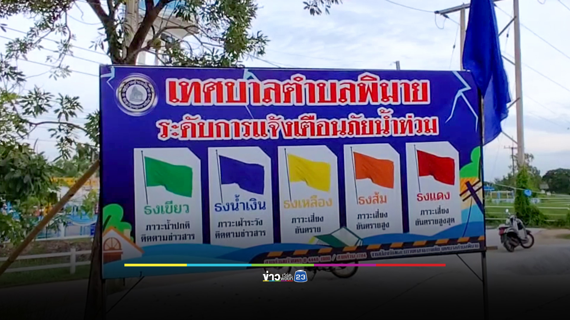 ฝนตกต่อเนื่อง ลำน้ำมูลเอ่อสูง ชาวบ้านพิมาย 6 ตำบล กว่า 1,800 คนได้รับผลกระทบ