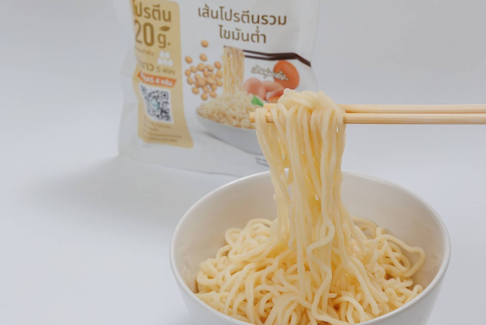‘เส้นโปรตีน 20 กรัม’ ช่วยผู้สูงวัยสู้กล้ามเนื้อสลาย