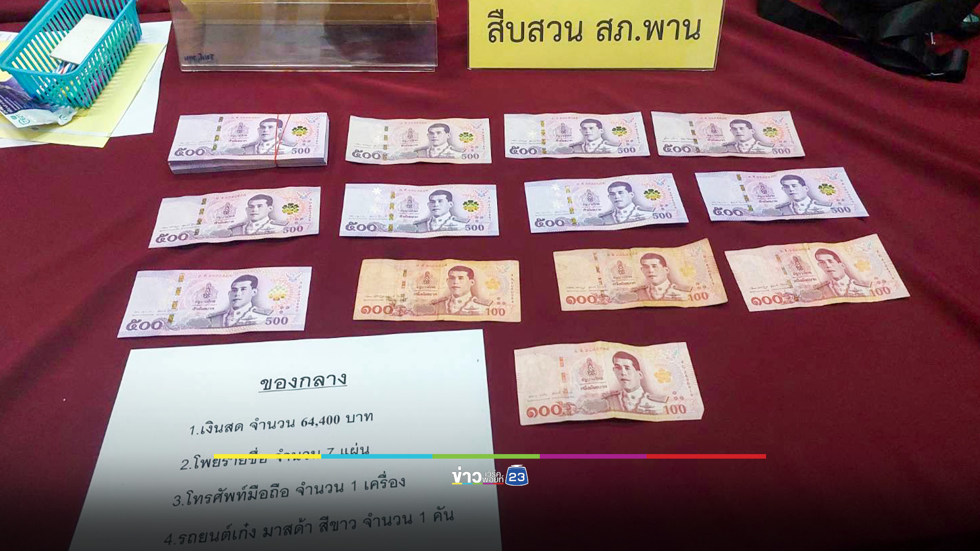 รวบอดีต ส.อบต.คารถเก๋ง พร้อมเงินสด-รายชื่อ 124 คน เตรียมซื้อเสียงเลือกตั้ง