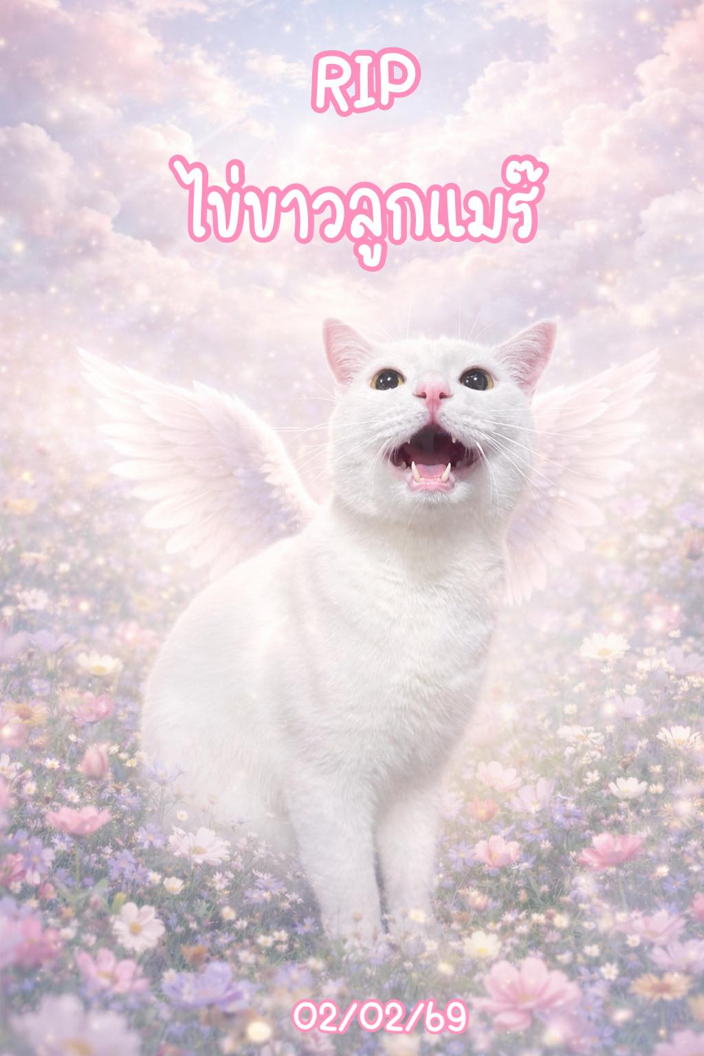 ส่งใจให้แม่พลอย! “น้องไข่ขาว” กลับดาวแมวแล้ว