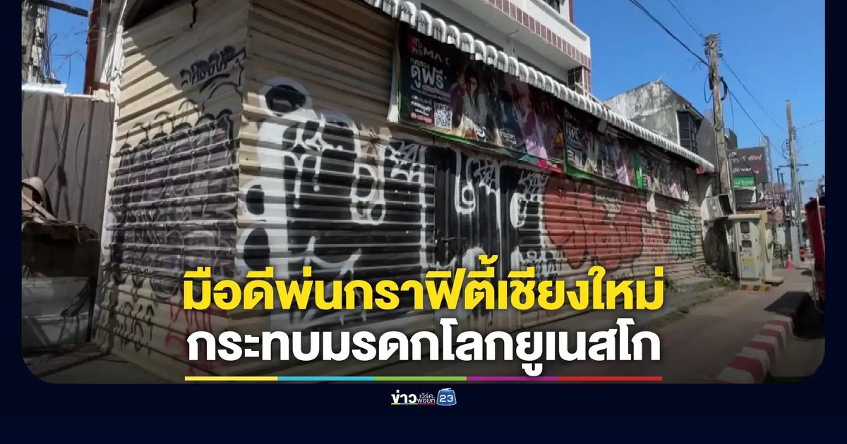 ป้ายโฆษณา-กราฟิตี้ทำภาพลักษณ์เสีย ชุมชนร้องผู้ว่าฯ จัดการ