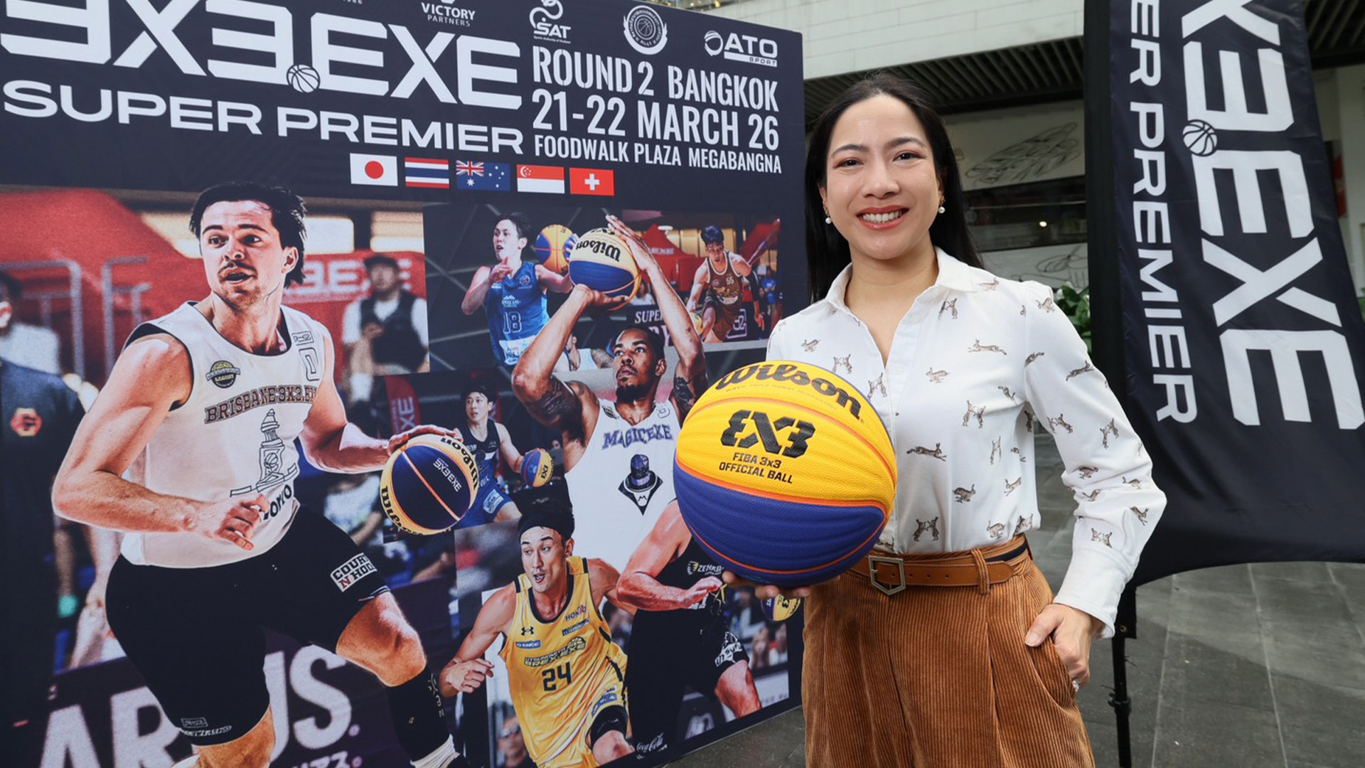 เปิดสนามบาสเกตบอล 3X3 สุดเดือด เมกาบางนา 21–22 มี.ค.นี้