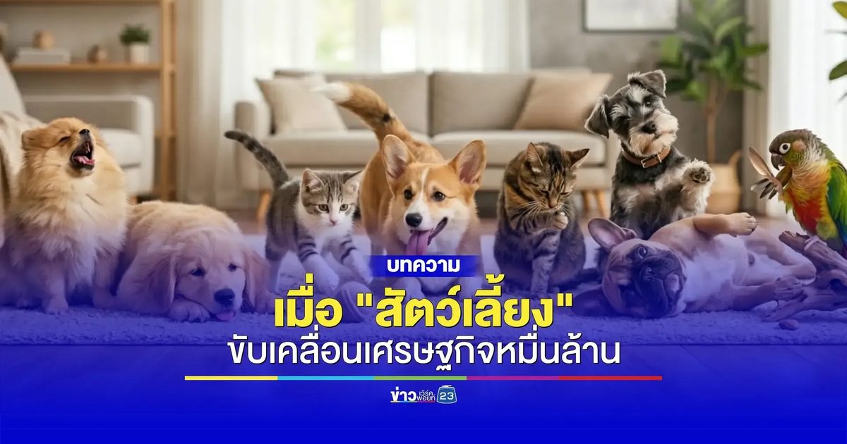 หมดยุคเลี้ยงสัตว์ไว้แค่เฝ้าบ้าน ยุคนี้คนรุ่นใหม่ยอมจ่ายไม่อั้นเพื่อความสุขของ "ลูกรักสี่ขา" ดันธุรกิจสัตว์เลี้ยงโตระเบิด สวนกระแสเศรษฐกิจหมื่นล้าน