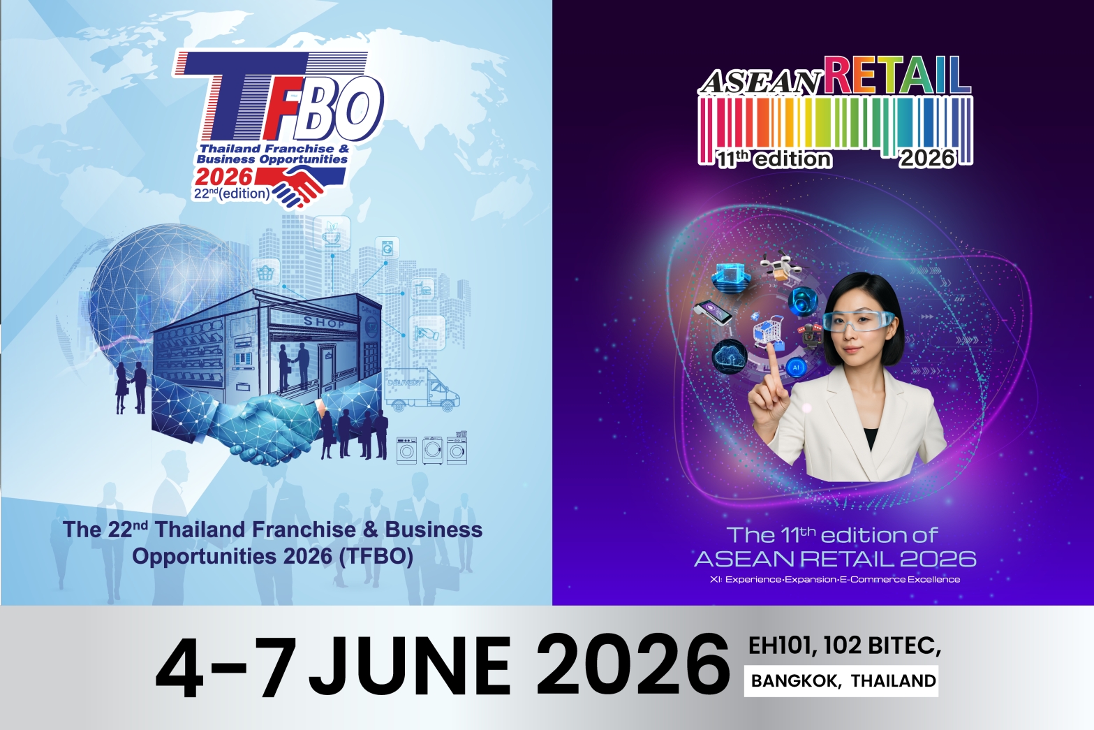 กวิน อินเตอร์เทรด เดินหน้าจัด 2 งานใหญ่ TFBO + ASEAN Retail 2026