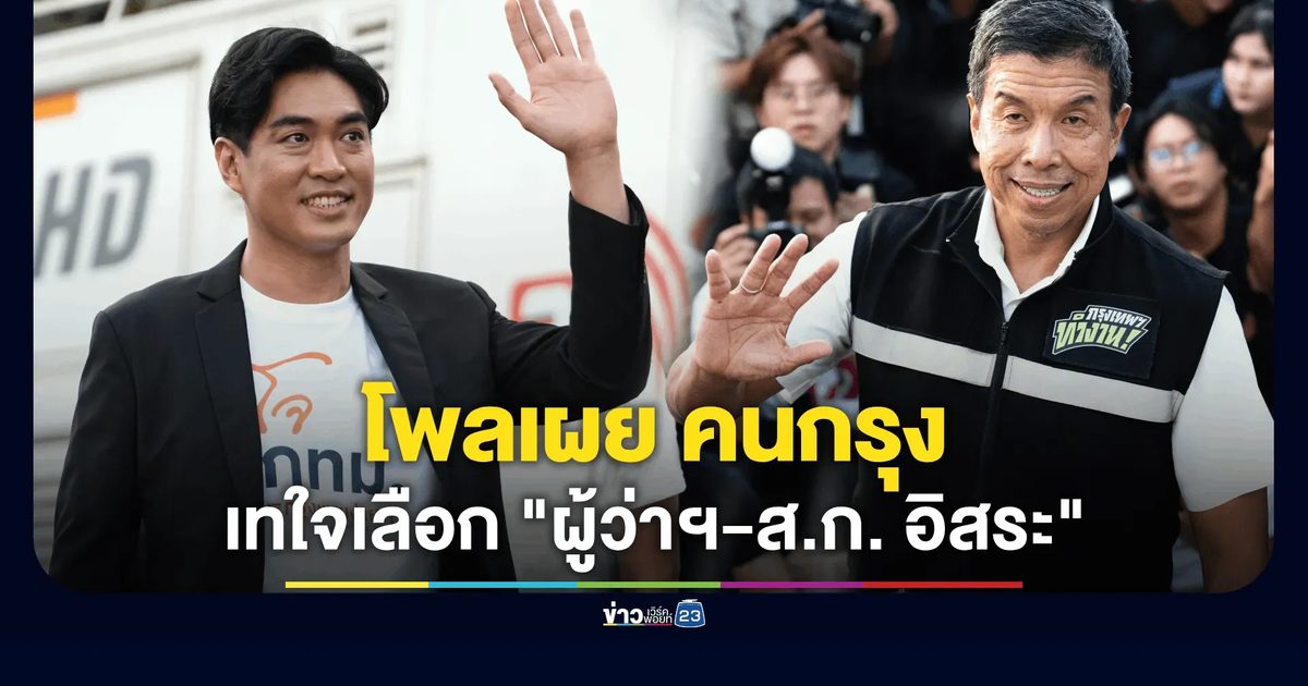 นิด้าโพลเผย คนกรุงเทใจเลือก "ผู้ว่าฯ-ส.ก. อิสระ"
