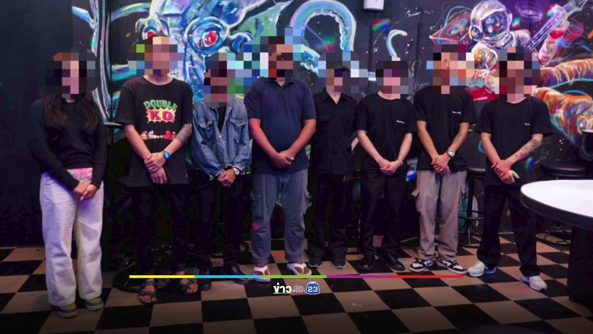 ทลายบาร์ลับเมียนมา รวบ 12 ราย