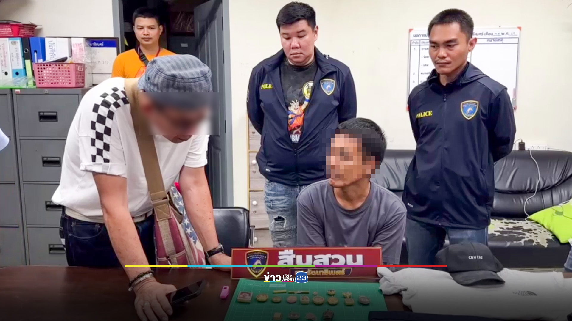 พ้นคุกไม่ถึงวัน ก่อเหตุซ้ำ ตร.รวบหนุ่มลักพระเครื่อง