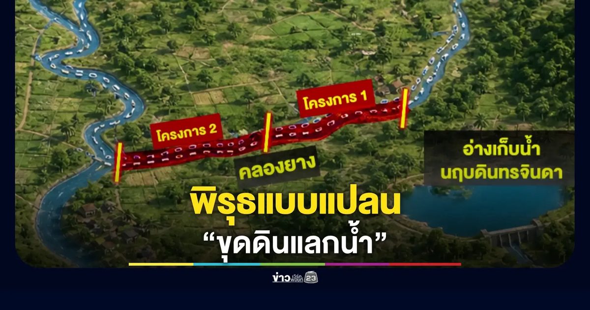 ปมพิรุธแบบแปลน “ขุดดินแลกน้ำ”