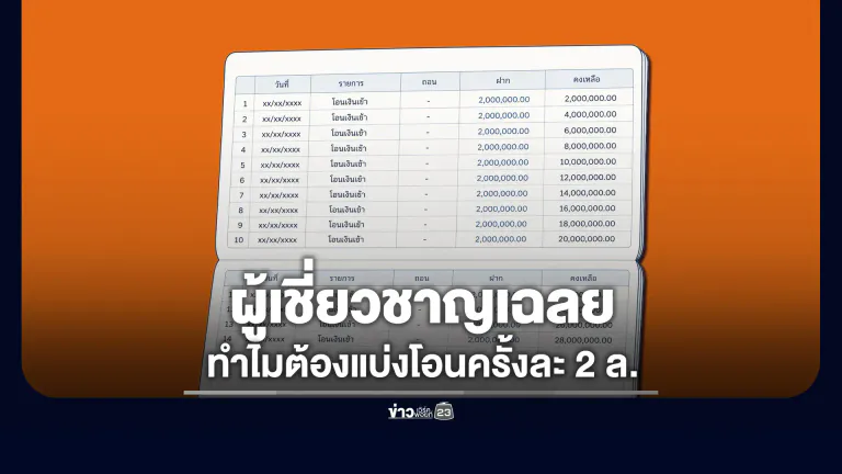 ผู้เชี่ยวชาญไขปริศนา เงิน 28 ล้าน ทำไมต้องโอน 14 ครั้ง!