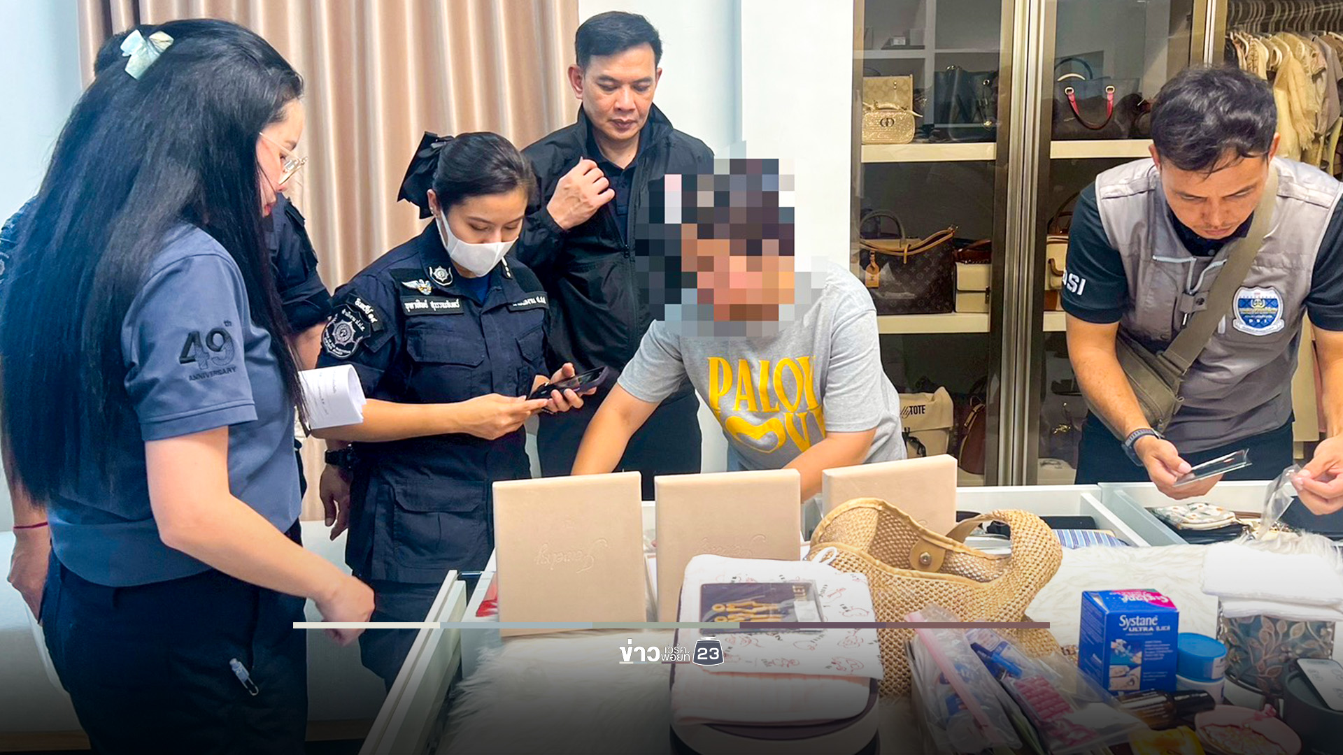ค้น 8 จุดในเชียงราย ยึดทรัพย์เครือข่าย "หนูเฉิน" มูลค่ากว่า 34.3 ล้าน