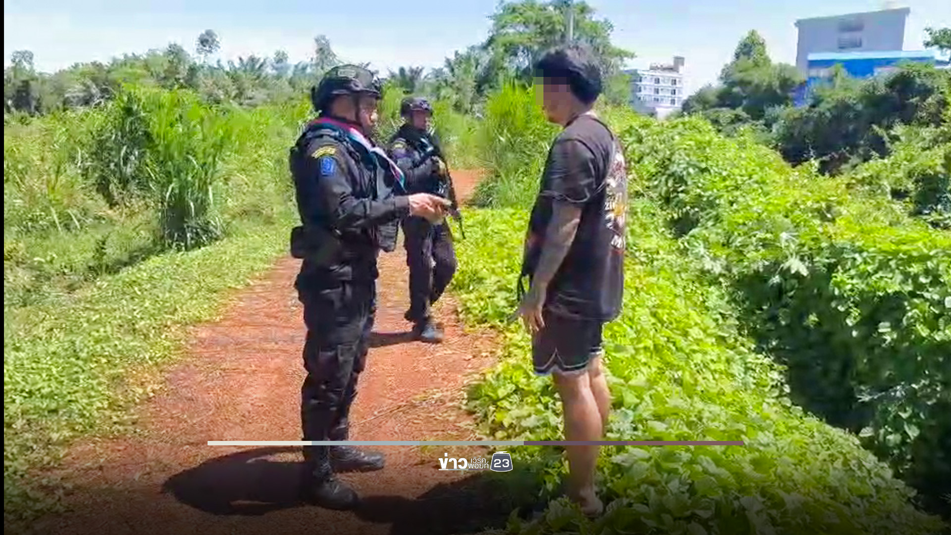 สกัดจับหนุ่มเมียนมา หนีงานล่ามในปอยเปต ลอบข้ามแดนเข้าไทย