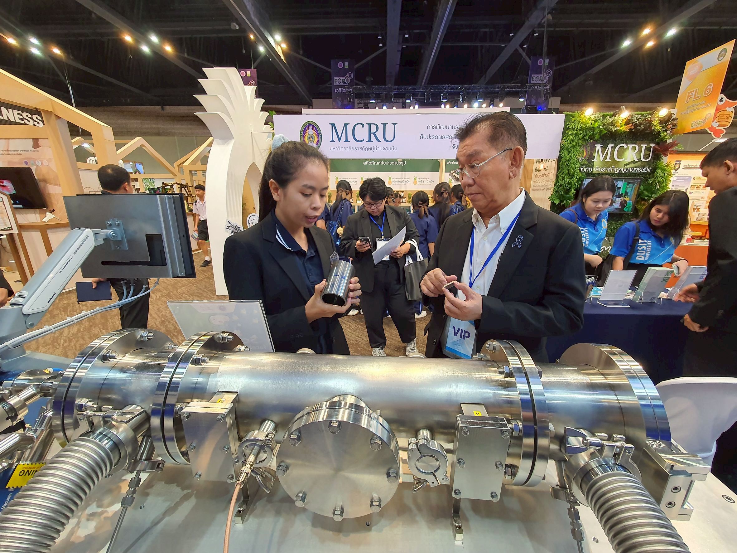 Thailand Research Expo 2026 ซินโครตรอน โชว์เคลือบฟิล์ม DLC ท่อส่งก๊าซธรรมชาติ