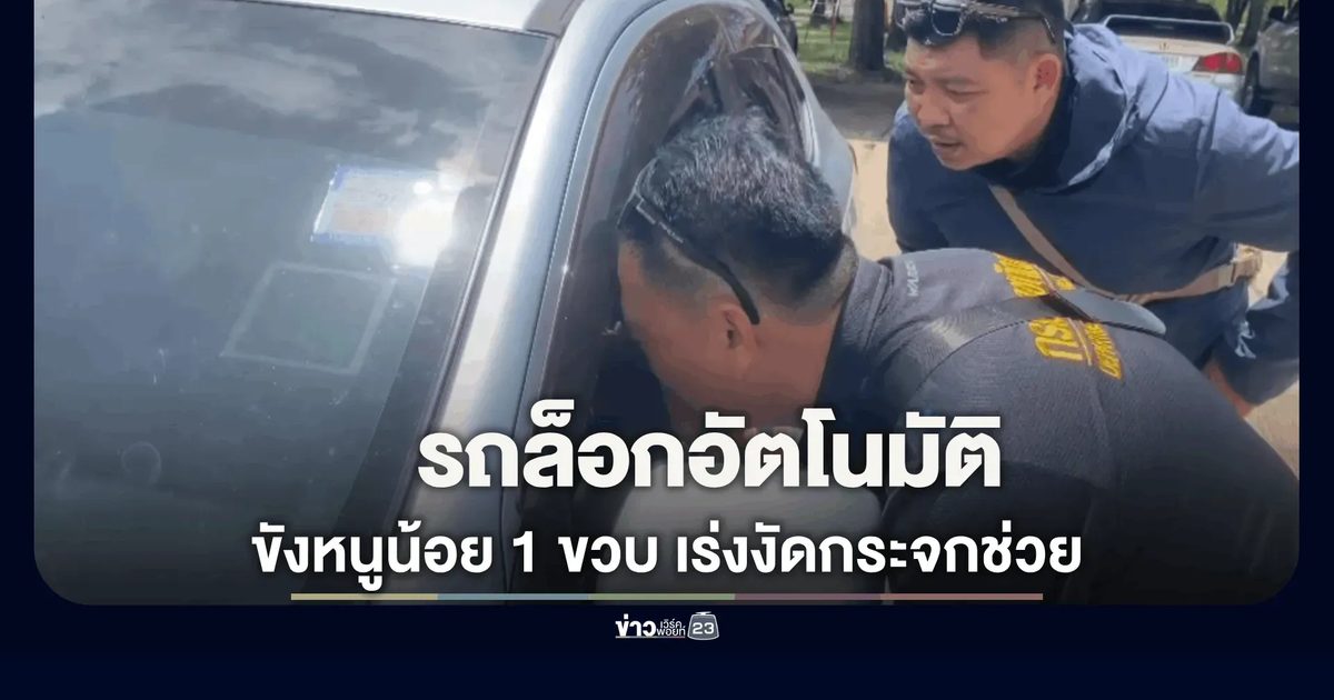 แม่จอดรถลงไปเปิดประตูอีกฝั่ง ระบบล็อกอัตโนมัติขังหนูน้อยวัยขวบเศษ