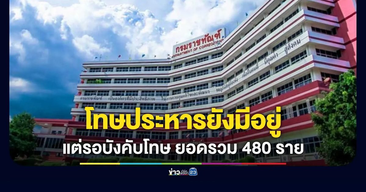 โทษประหารยังมีอยู่ นักโทษค้าง 480 ราย