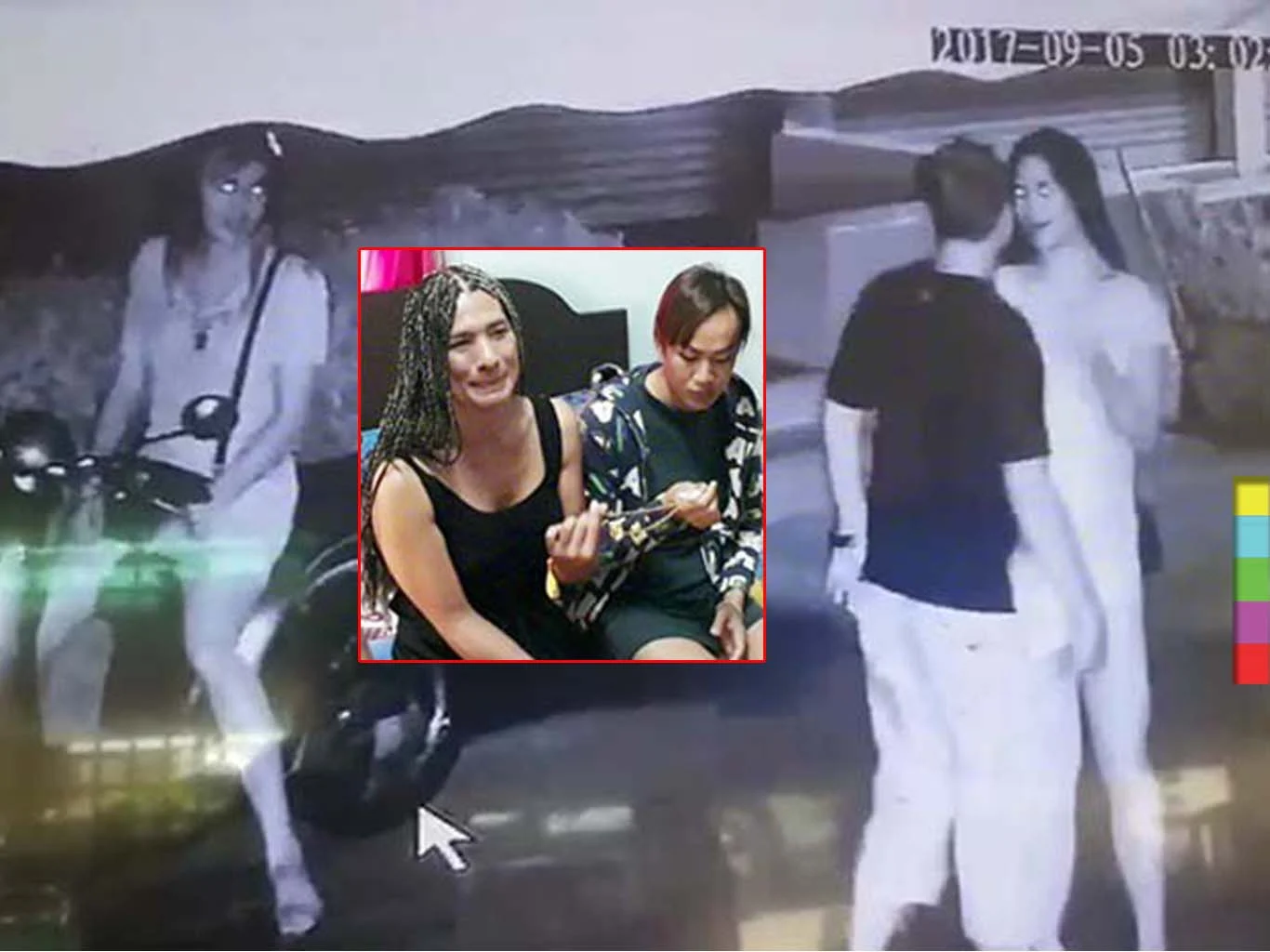 รวบ 2 กะเทยรูดปลดทรัพย์ นทท. กล้องวงจรปิดจับภาพไว้ได้ บอกเลย ไวมาก !
