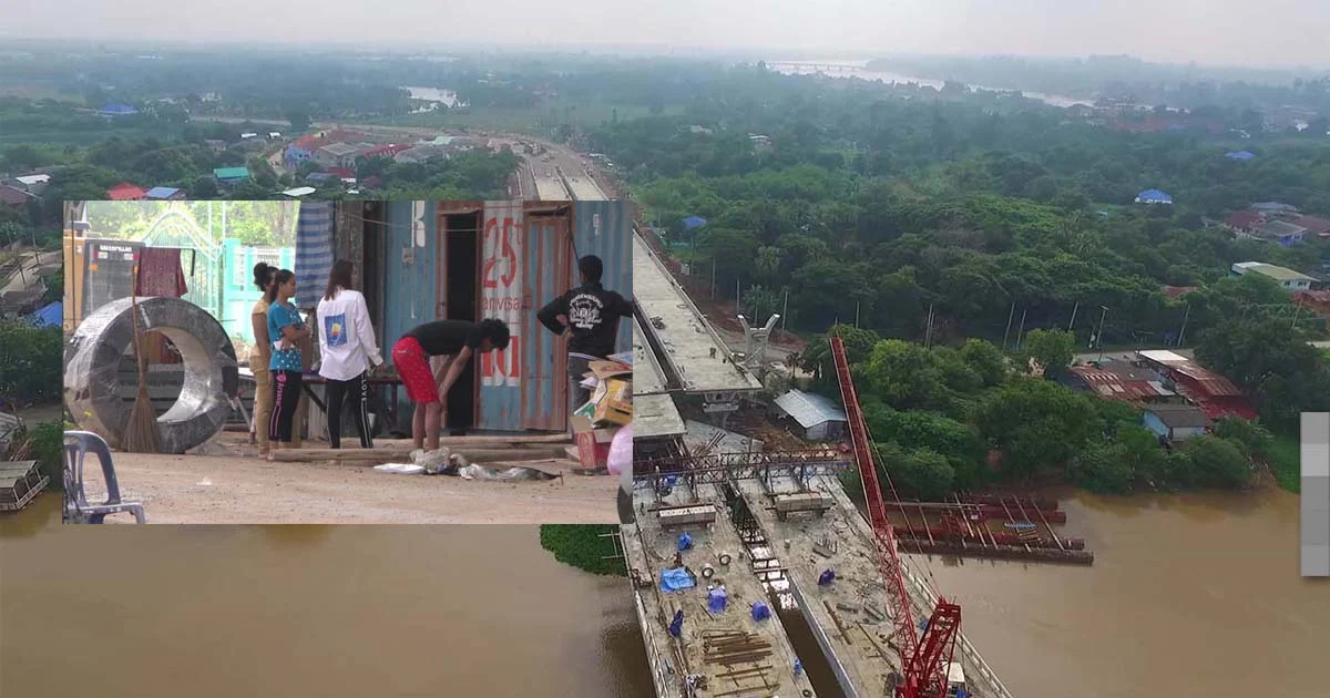 คนงานสะพานทรุดเศร้า ว่างงานกว่า 100 ชีวิต ระหว่างสอบความปลอดภัย