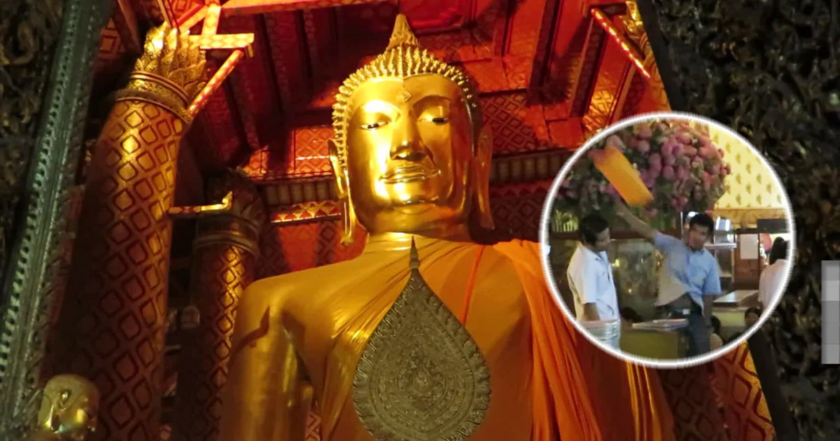 ยุติ ! ห่มผ้าหลวงพ่อโต วัดพนัญเชิง เมืองกรุงเก่า  